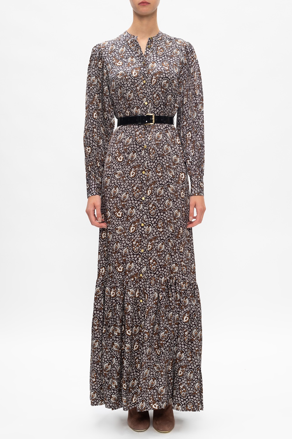 Michael kors maxi dress with sleeves new arrivals